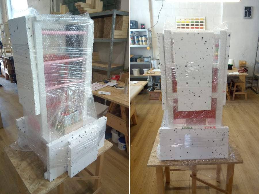 Überprüfen Sie den Paket bevor der Übernahme der Sendung